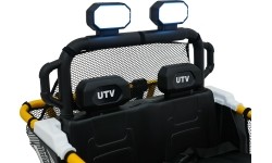 Pojazd elektryczny dla dzieci Buggy UTV Speed, biały