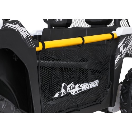 Pojazd elektryczny dla dzieci Buggy UTV Speed, biały