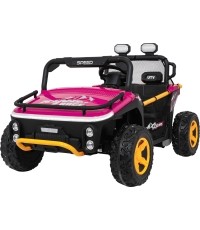 Pojazd elektryczny Buggy UTV SPEED, różowy