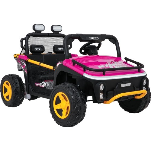 Pojazd elektryczny Buggy UTV SPEED, różowy