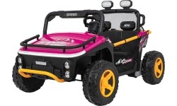Pojazd elektryczny Buggy UTV SPEED, różowy