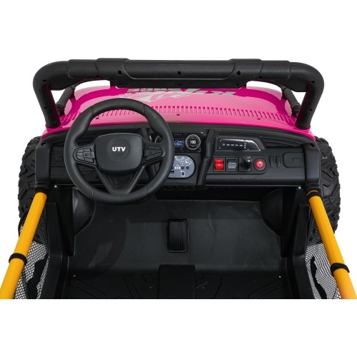 Pojazd elektryczny Buggy UTV SPEED, różowy