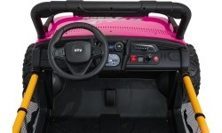 Pojazd elektryczny Buggy UTV SPEED, różowy