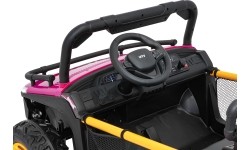 Pojazd elektryczny Buggy UTV SPEED, różowy