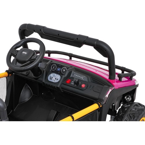 Pojazd elektryczny Buggy UTV SPEED, różowy