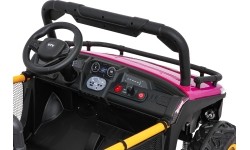 Pojazd elektryczny Buggy UTV SPEED, różowy