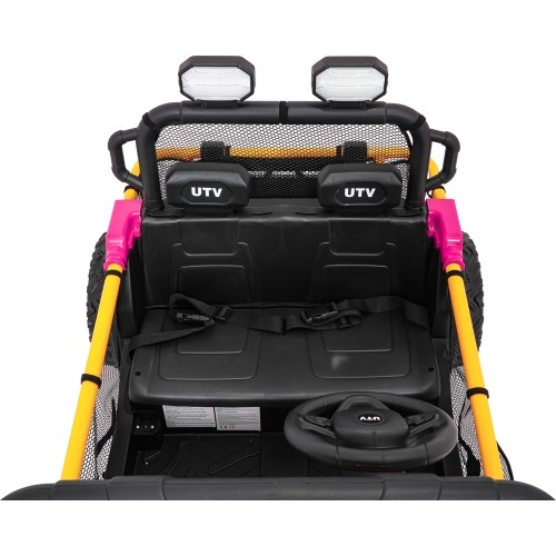 Pojazd elektryczny Buggy UTV SPEED, różowy
