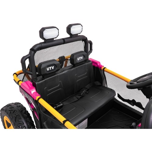 Pojazd elektryczny Buggy UTV SPEED, różowy