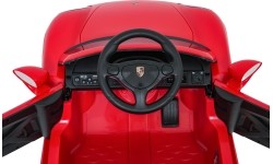 Pojazd elektryczny Porsche 911 Carrera, czerwony