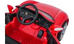 Pojazd elektryczny Porsche 911 Carrera, czerwony