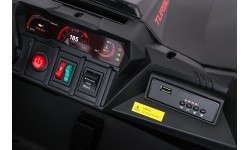Pojazd elektryczny dla dzieci Buggy TURBO 23, czarny