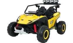 Pojazd elektryczny Buggy TURBO 23, żółty