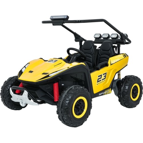 Pojazd elektryczny Buggy TURBO 23, żółty