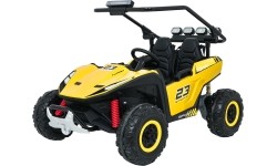 Pojazd elektryczny Buggy TURBO 23, żółty