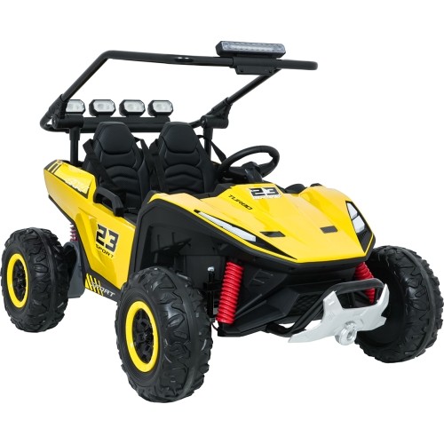 Pojazd elektryczny Buggy TURBO 23, żółty