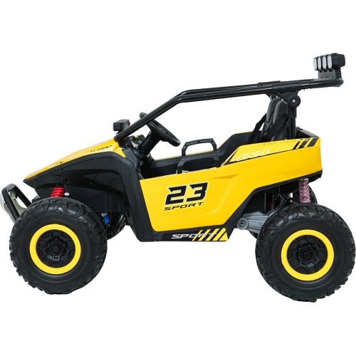 Pojazd elektryczny Buggy TURBO 23, żółty