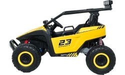 Pojazd elektryczny Buggy TURBO 23, żółty