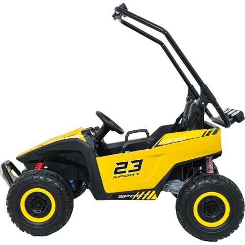 Pojazd elektryczny Buggy TURBO 23, żółty