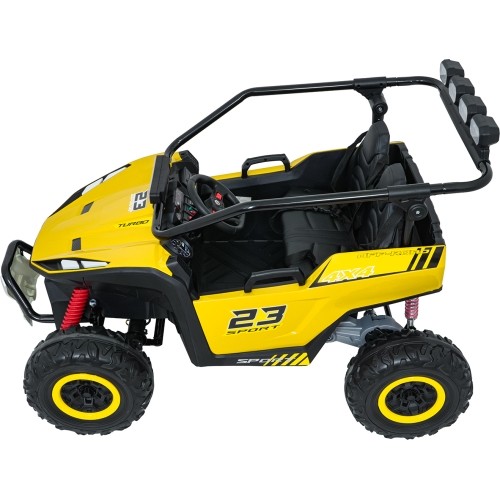 Pojazd elektryczny Buggy TURBO 23, żółty