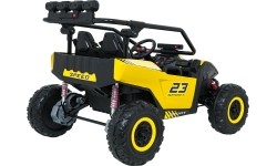 Pojazd elektryczny Buggy TURBO 23, żółty