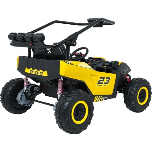 Pojazd elektryczny Buggy TURBO 23, żółty