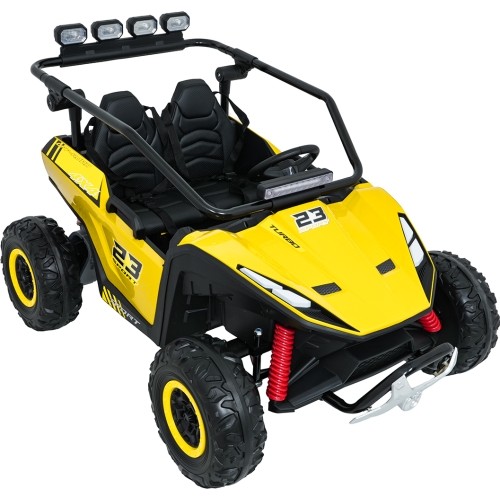 Pojazd elektryczny Buggy TURBO 23, żółty