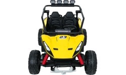 Pojazd elektryczny Buggy TURBO 23, żółty
