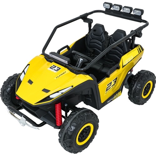 Pojazd elektryczny Buggy TURBO 23, żółty