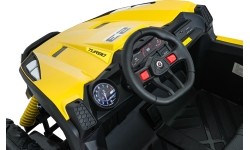 Pojazd elektryczny Buggy TURBO 23, żółty