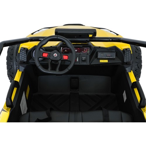 Pojazd elektryczny Buggy TURBO 23, żółty