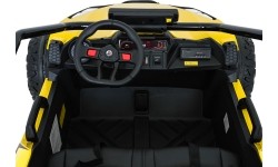 Pojazd elektryczny Buggy TURBO 23, żółty