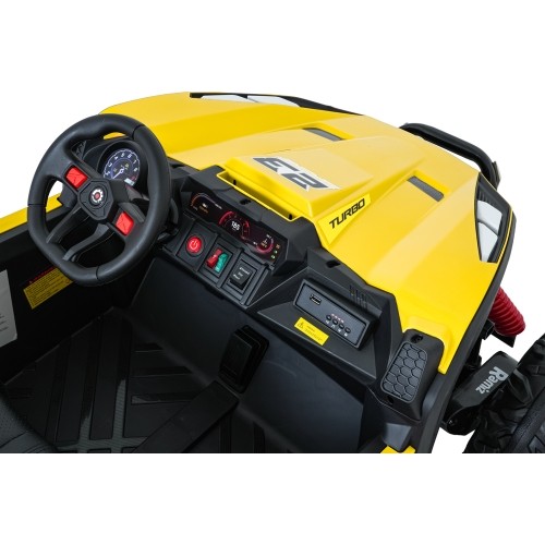 Pojazd elektryczny Buggy TURBO 23, żółty