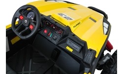 Pojazd elektryczny Buggy TURBO 23, żółty