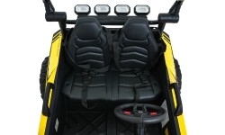 Pojazd elektryczny Buggy TURBO 23, żółty