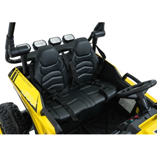 Pojazd elektryczny Buggy TURBO 23, żółty
