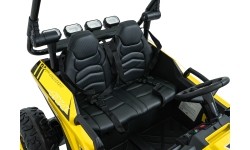 Pojazd elektryczny Buggy TURBO 23, żółty