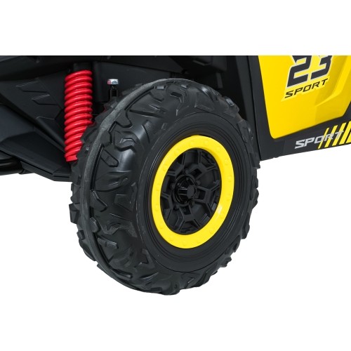 Pojazd elektryczny Buggy TURBO 23, żółty