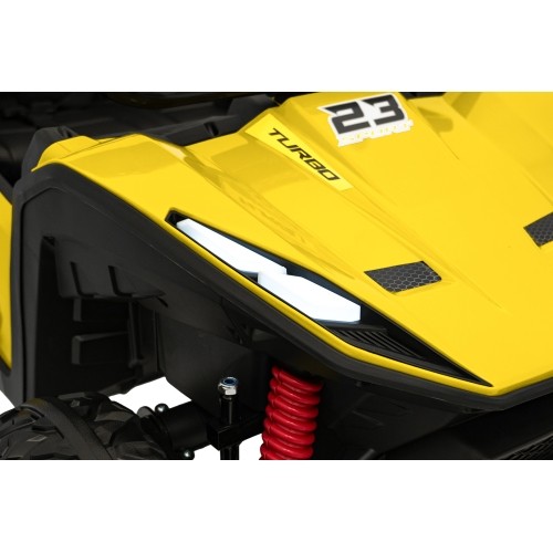 Pojazd elektryczny Buggy TURBO 23, żółty