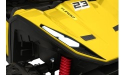 Pojazd elektryczny Buggy TURBO 23, żółty