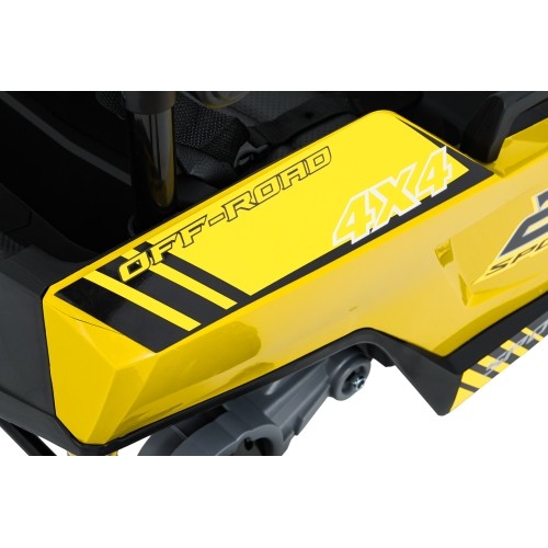 Pojazd elektryczny Buggy TURBO 23, żółty