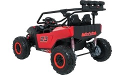 Pojazd elektryczny Buggy TURBO 23, czerwony