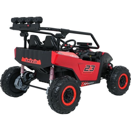 Pojazd elektryczny Buggy TURBO 23, czerwony