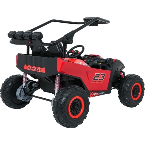 Pojazd elektryczny Buggy TURBO 23, czerwony