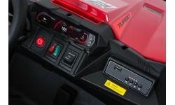 Pojazd elektryczny Buggy TURBO 23, czerwony