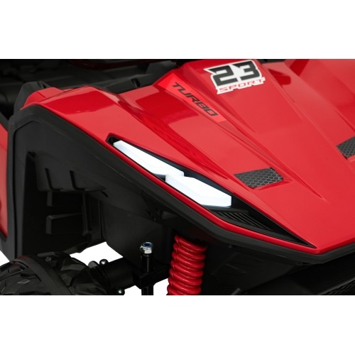 Pojazd elektryczny Buggy TURBO 23, czerwony