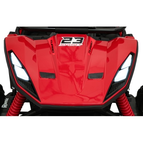 Pojazd elektryczny Buggy TURBO 23, czerwony
