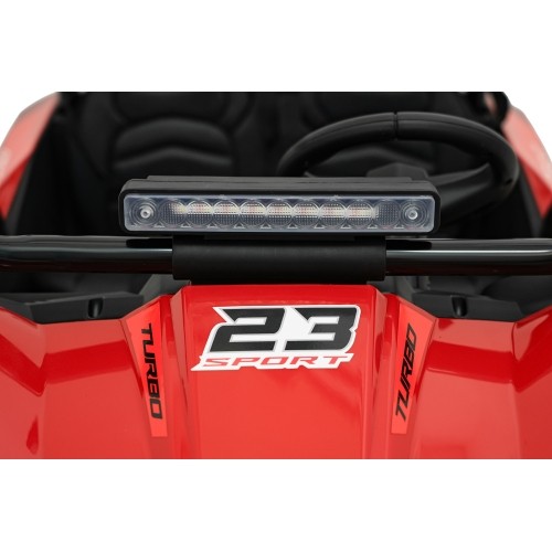 Pojazd elektryczny Buggy TURBO 23, czerwony