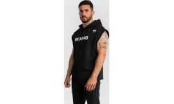 Venum Boxing VT bluza z kapturem bez rękawów, czarno-biała