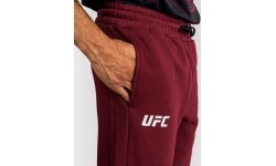 Męskie spodnie UFC Zenith by Venum, bordowe, Authentic Fight Week