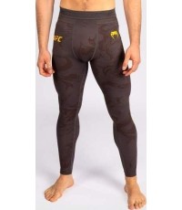 Męskie legginsy sportowe UFC Fusion by Venum Fight Week, brązowe